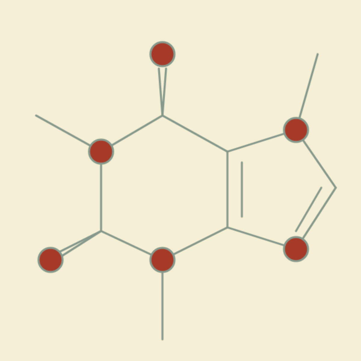 Caffeine Molecule Artboard